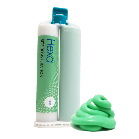 Hexa Bite Registration 50ml FAST Set GERMAN MADE 2 Cartridges+4 Mixing Tips HB-0002